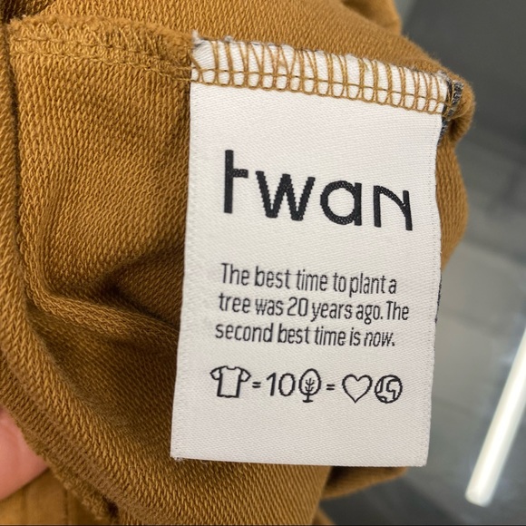 TWAN ORGANIC COTTON SWEAT PANTS / LOUNGEWEAR SET / SIZE MEDIUM - Picture 9 of 13